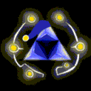Icon The legend of zelda : the blue triforce