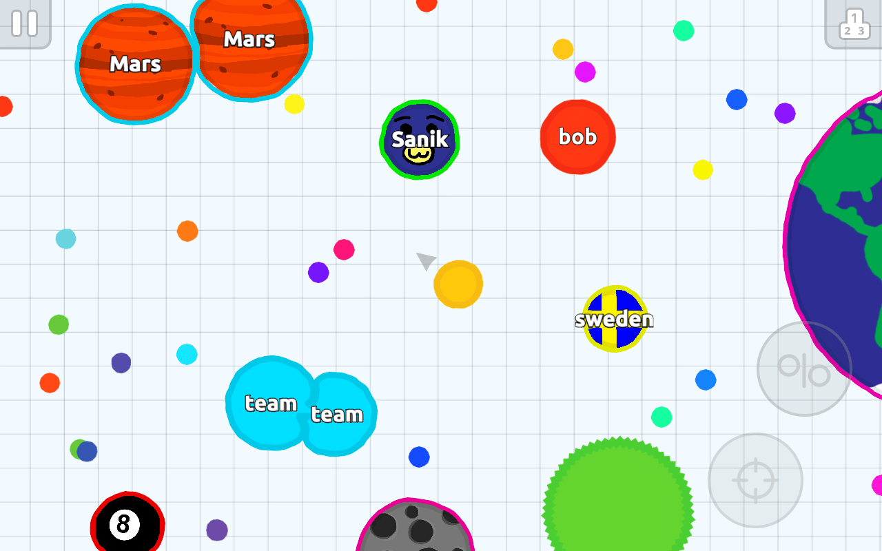Image montrant le jeu Agar.io