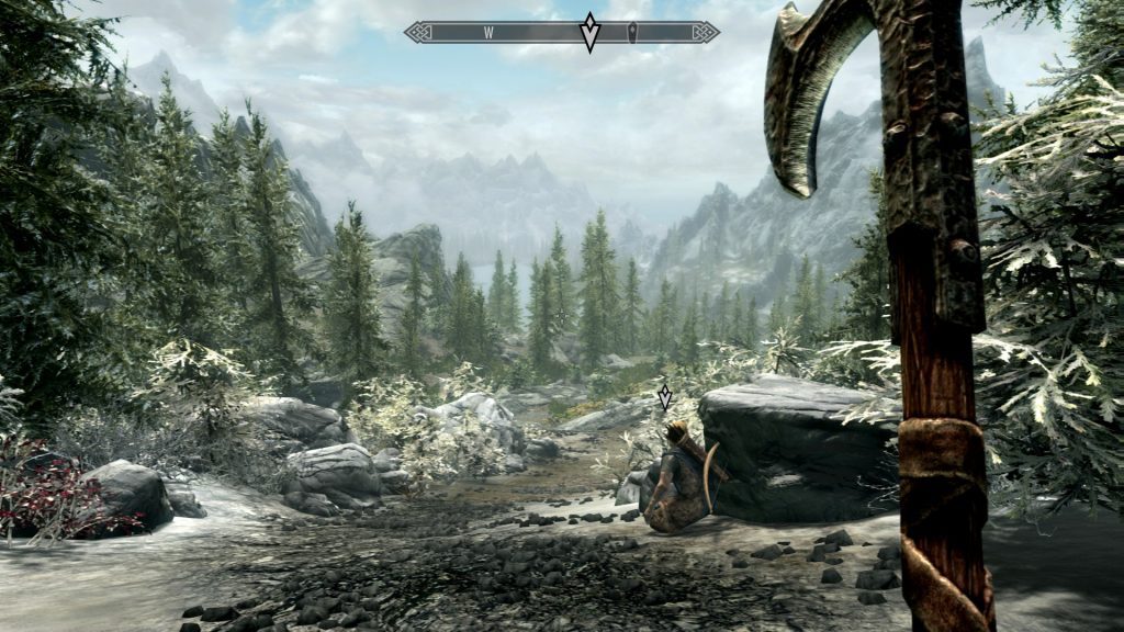 Image montrant le jeu vidéo Skyrim