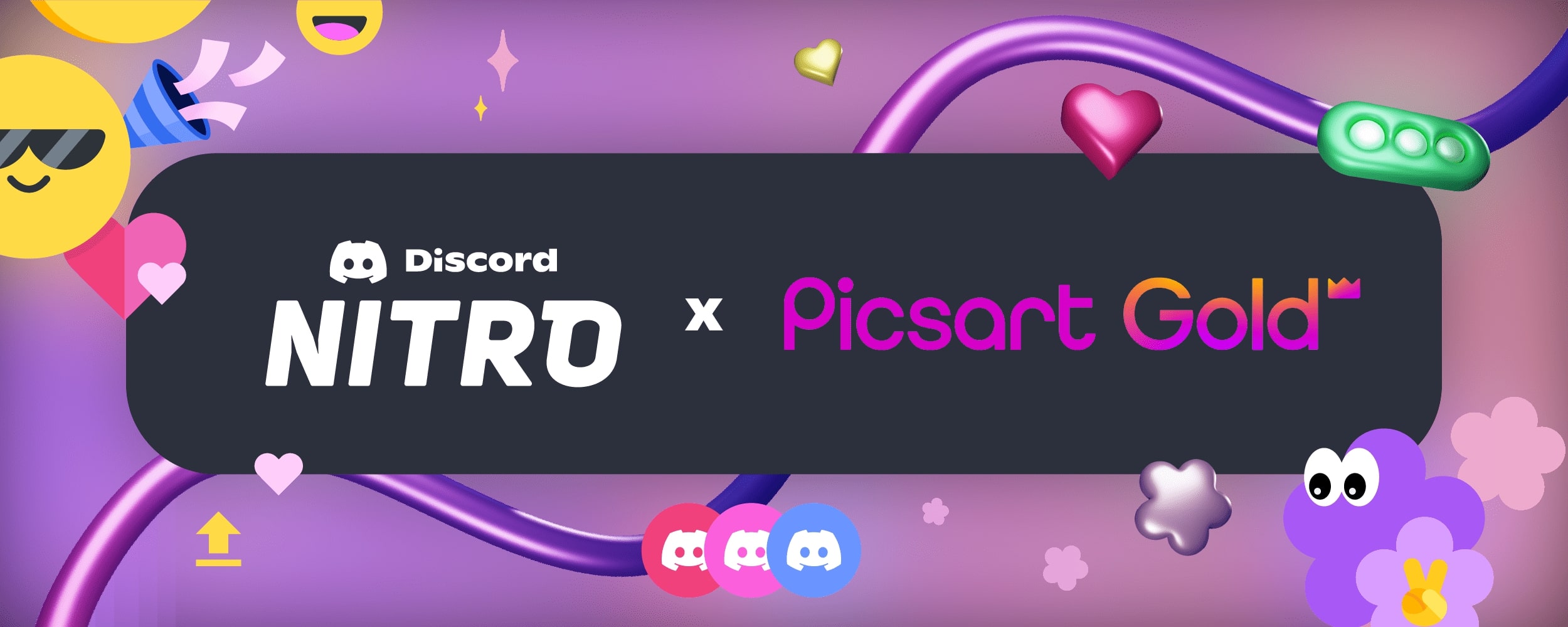 Image principale de l'article Obtenez gratuitement 3 mois d’abonnement Picsart Gold grâce à Discord Nitro !