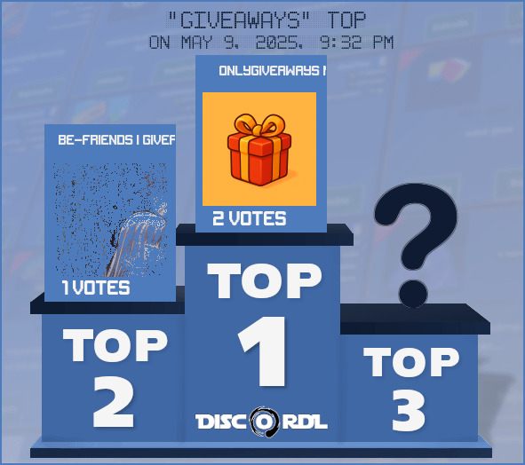 WEEKLY TOP giveaways